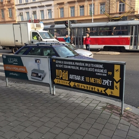 Reko - Reklama na zábradlí - Reklamní plochy Brno
