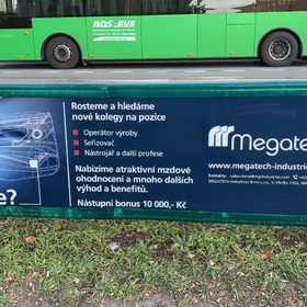 Reko - Reklama na zábradlí - Outdoorová reklama Brno