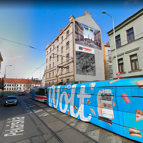 Reklamní plachta: Brno, Pekařská